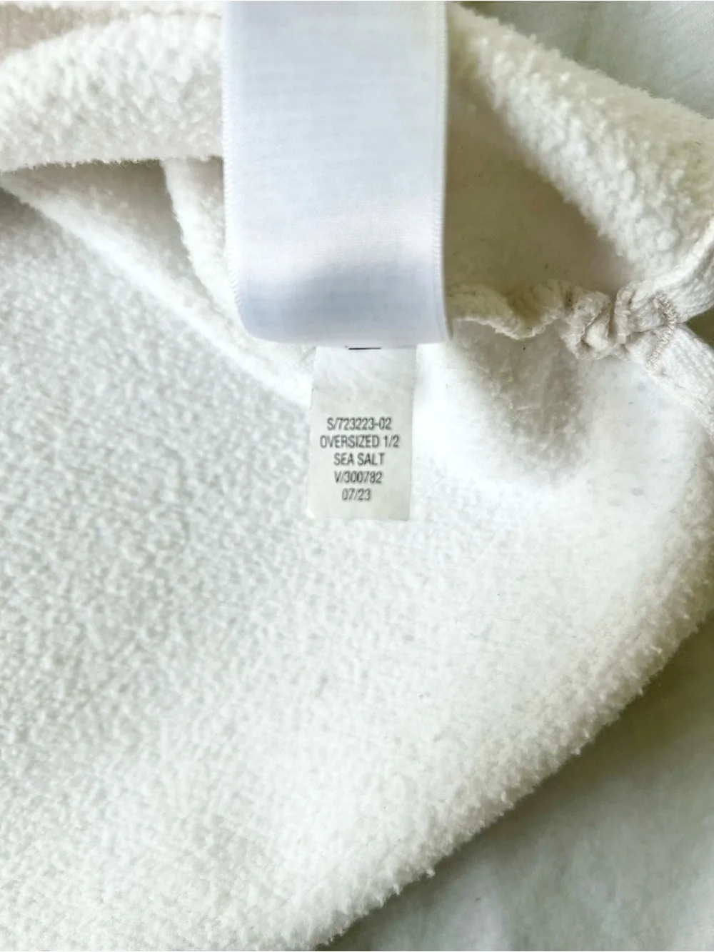 Old Navy oversized zip